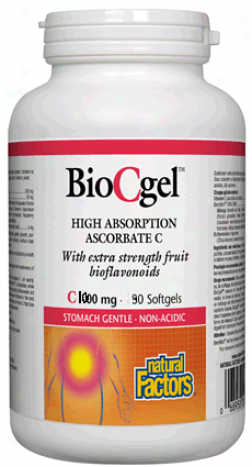 Natural Factors C 1000mg Biocgel 90sg 30% Off