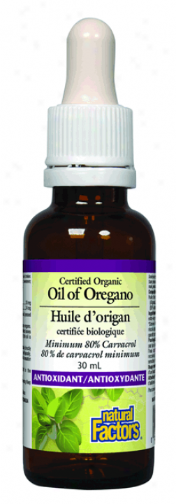 Natural Factors Oil Of Oregano 1oz 30% Off