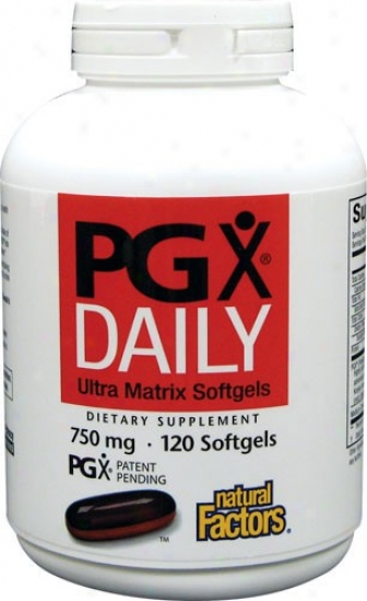 Natural Factors Pgx Daily Ultra Matrix Softgels 750mg 120sg