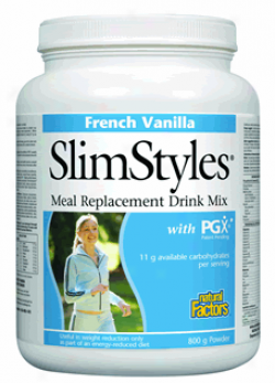 Natural Factors Slimstyles French Vanilla Weight Loss Powder 1lb 30% Off