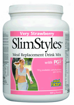 Natural Factors Slimstyles Very Strawberry Weight Loss Powder 1lb 30% Off