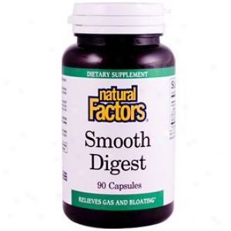 Natural Factors Smooth Digest 90caps 30% Off