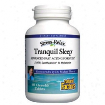 Natural Factors Stress Relax Tranquil Sleep Enteric 90sg 30% Off