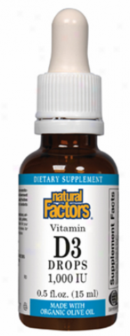 Natural Factors Vitamin D3 5000iu .5oz