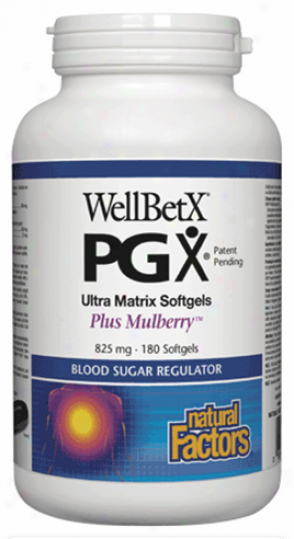 Natural Factors Wellbetx Pgx Ultra Matrix Plus Mulberry 180sg