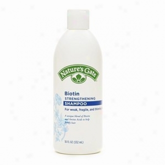 Nature's Gate's Shampoo Biotin Strengthening 18 Fl Oz