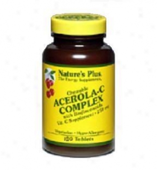 Nature's Plus Acerola-c Cokplex Chewable 250mg 180tabs