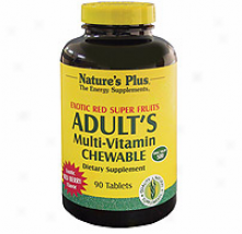 Nature's Plus Adult Exotic Red Fruit Chew 90tabs