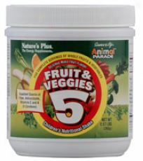 Nature's Plus Animal Parade Fruit & Veggies 5 (0.57oz)