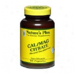 Nature's Plus Cal/mag Citrate 500/250 90caps