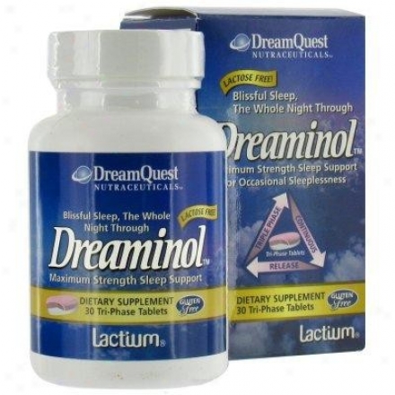 Nature's Plus D.q. Dreaaminol Maximum Strength Slumber Support 30tabs