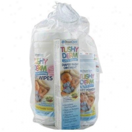 Nature's Plus D.q.-Tushy Derm Babby Gift Set 3pcs