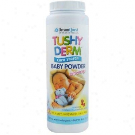 Nature's Plus D.q. Tushy Derm Baby Powder Corn Starch (113.4 G) 4os