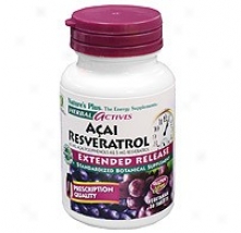 Nature's Plus Extended Release Acai Resveratrol 30tabs