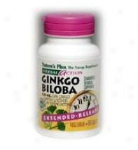 Nature's Pus Extended Release Ginkgo Biloba 120mg 60caps