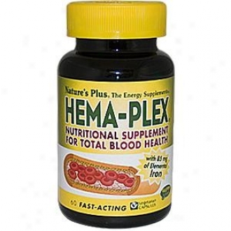 Nature's Plus Hema-plex 60vcaps