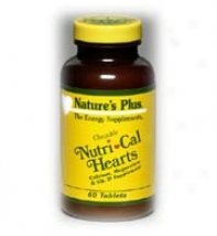 Natur3's Plus Nutri-cal Hearts Chewable 60tabs