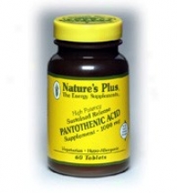 Nature's Plus Pantothenic Acid 1000mg S.r. 60tabs