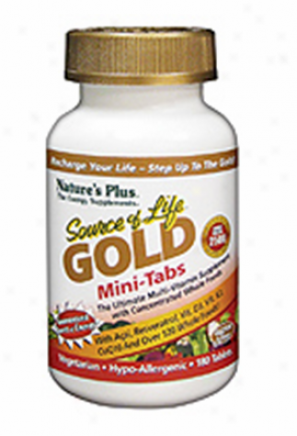 Nature's Plus Source Of Society Gold Mini-tabs 180tabs