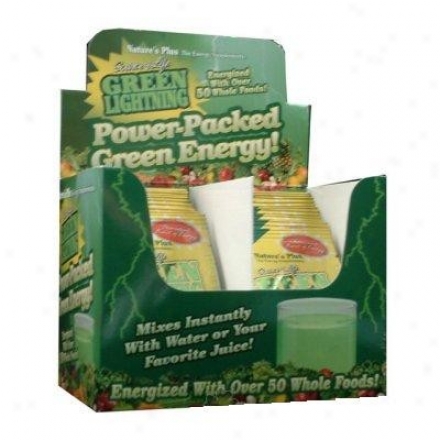 Nature's More Source Of Life Green Lightning Energy Drink 20pkts