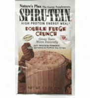 Nature's Plus Spirutein Double Fudge Crunch 8pks