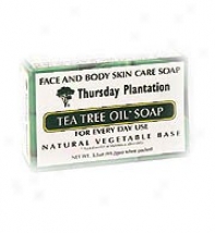 Nature's Plus T.p. Tea Tree Vegetable Base Soap W/ Pure T-tree Oil 1.5oz