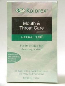 Nature's Source Kolorex Mouth & Throat Care Herbal Tea 20 Bags
