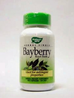 Nature's Way - Bayberry Root Bark 475 Mg 100 Caps