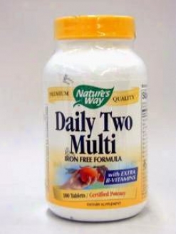 Nature's Way - Daily Two Multi W/o Iron 100 Caps