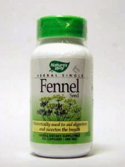 Nature's Way - Fennel Seed 480 Mg 100 Caps