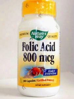 Nature's Way - Folic Acid 800 Mcg 100 Caps