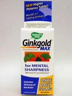 Nature's Way - Ginkgold Max 120 Mg 60 Tabs