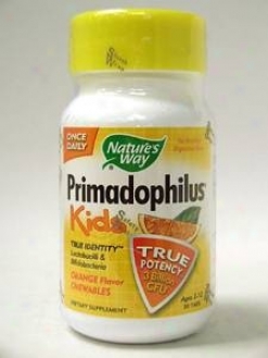 Nature's Way - Primadophilus For Kids - Orange 30 Chews