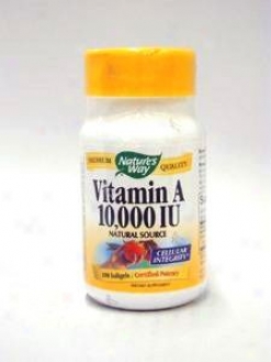 Natur3's Way - Vitamin A 10000 Iu 100 Gels