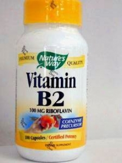 Nature's Way - Vitamin B-2 100 Mg 100 Caps