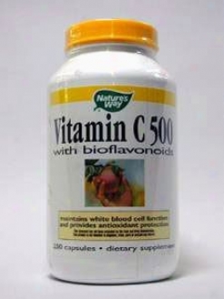 Nature's Way - Vitamin C W/ Bioflavonoids 500 Mg 250 Caps