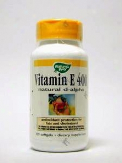 Nature's Way - Vitamin E 400 Iu 100 Gels