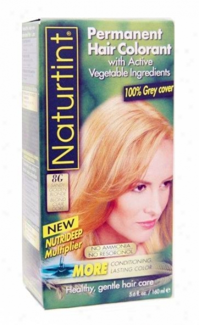 Naturtint's Permanent Hair Colorant, Sandy Golden Blonde 8g Box 4.5oz