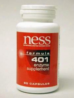 Ness Enzzyme's Fornula 401 Enzyme Supplement 90 Caps