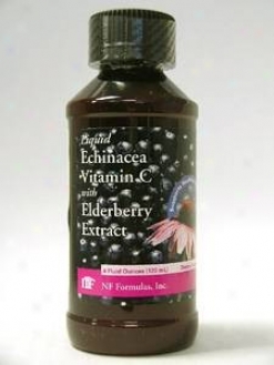 Nf Formula's Inc Echinacea Vitamin C W/ Elderberry Liquid 4 Oz