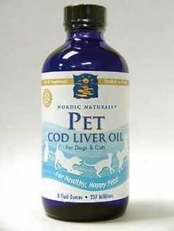 Nordiac Natural's Pet Cod Liver Oil 8 Oz