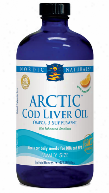 Nordic Naturals Arctic Cod Liver Oi lOrange 16oz