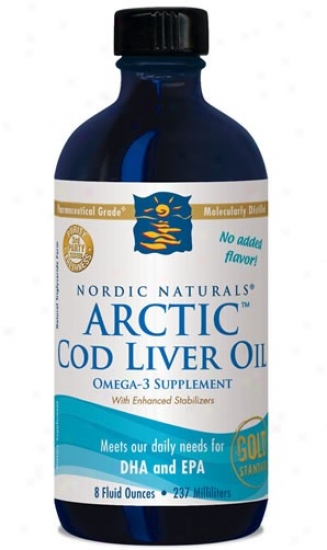 Nordic Naturals Arctic Cod Liver Plain Oil 8oz