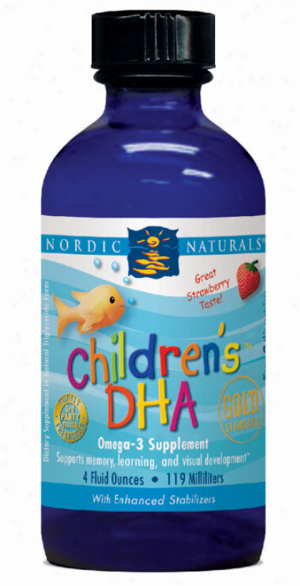 Nordic Naturals Children's Dha Strawberry 4 Oz