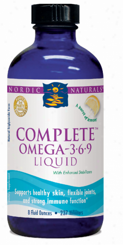 Nordic Naturals Com0lete Omega 3.6.9 Lemon 8oz