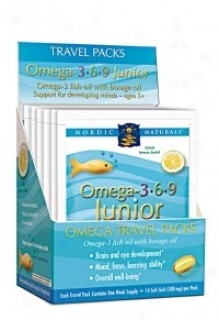 Nordic Naturals Omega 3.6.9 Junior Travel Packs 6pcs