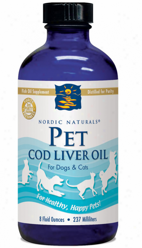 Nordic Naturals Pet Cod Liver Oil- (unflavored) 8oz