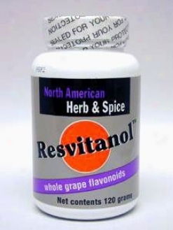 North American Herb & Spice Resvitanol Powder 120 Gms