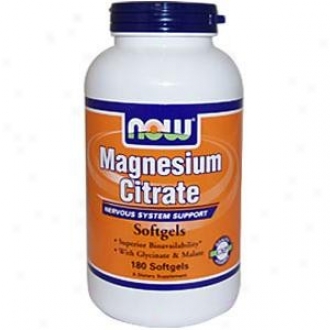 Now Foods Magnesium Citrate 180sg