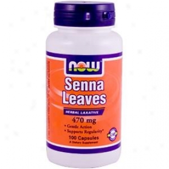 Now Foods Senna Leaves 470mg 100caps